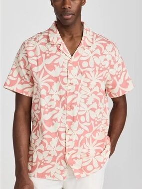 Marine Layer Selvage Printed Short-Sleeve Resort Shirt - Men's XL